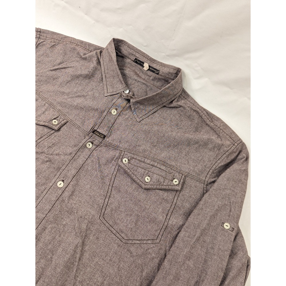 Vintage Marithe Francois Girbaud XXXL Solid Button Up Shirt Workwear Y2K EUC